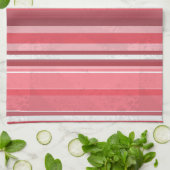 Rosa und stinkende Streifen Küchentuch (Gefaltet)