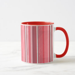 Rosa und stinkende Streifen Tasse