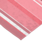 Rosa und stinkende Streifen Tischdecke (Schrägansicht)