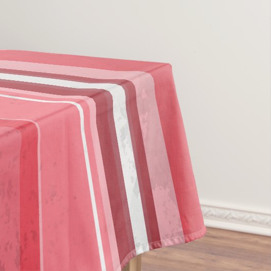 Rosa und stinkende Streifen Tischdecke (Beispiel)