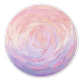 Rosa und Stinky Keramikknauf (Vorderseite)