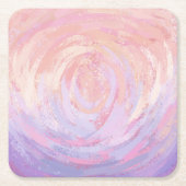 Rosa und Stinky Rechteckiger Pappuntersetzer (Vorderseite)