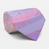 Rosa und Stinky texturiert Krawatte (Gerollt)