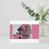 rosa und süß postkarte (Stehend Vorderseite)