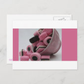 rosa und süß postkarte (Vorne/Hinten)