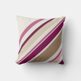 Rosa und Tan Kissen