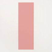 Rosa und Terracotta Tropischer Strand Yogamatte (Rückseite)