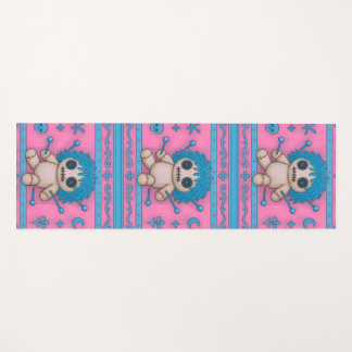 Rosa und Türkis Blauer Voodoo Yogamatte