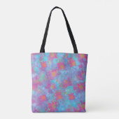 Rosa und Türkis Traum Tasche (Rückseite)