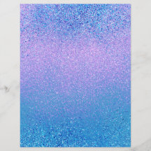 Rosa und türkisfarbene Ombre Shimmer Scrapbook Pap