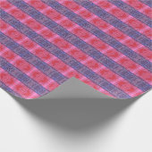 Rosa und violett geschenkpapier (Ecke)