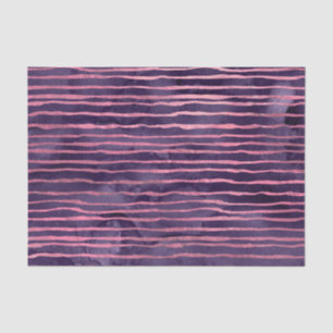 Rosa und violett gestreiftes Muster Seidenpapier