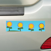 Rosa und violette Blumen Autoaufkleber (Auf Auto)