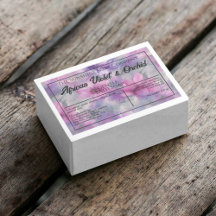 Rosa und violette Blüten Wasserfeste Seifenschacht