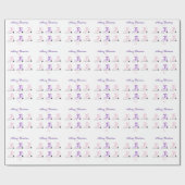 Rosa und violette Eisskates Geschenkpapier (Flach)