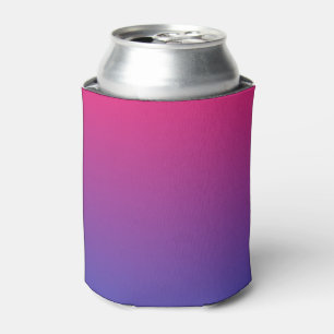 Rosa und violette Farbverlauf-Farben Dosenkühler