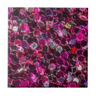 Rosa und violette funkelnde Lichter Bokeh-Muster  Fliese