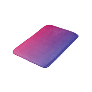 Rosa und violette Gradientfarben Badematte