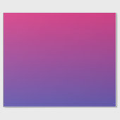 Rosa und violette Gradientfarben Geschenkpapier (Flach)