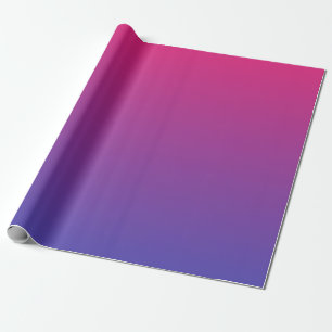 Rosa und violette Gradientfarben Geschenkpapier