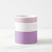 Rosa und violette Krankenschwester Kaffeetasse (Mittel)