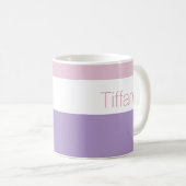 Rosa und violette Krankenschwester Kaffeetasse (VorderseiteRechts)