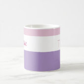 Rosa und violette Krankenschwester Kaffeetasse (Mittel)