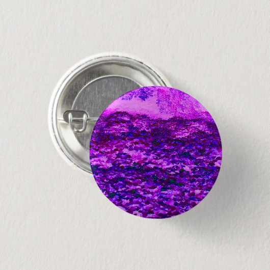Rosa und violette Kudzu-Reben Button (Vorne & Hinten)