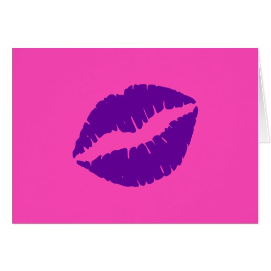 Rosa und violette Lippen (Vorderseite (Horizontal))