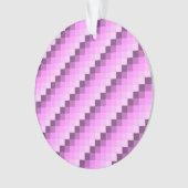 Rosa und violette Quadrate Ornament (Vorderseite)