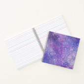 Rosa und violette Strass-Bling Notizblock (Innenseite)