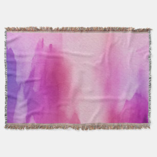 Rosa und violette Wasserfarbe Positiver Raum Decke