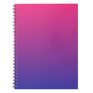 Rosa und violetter Ombre-Muster Notizblock