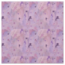 rosa und violettes Einhorn- und Sternendesign-