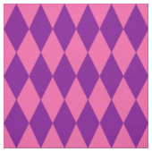 Rosa und violettes Harlekin-Karo-Design Stoff (Muster)