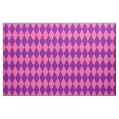 Rosa und violettes Harlekin-Karo-Design Stoff (Fat Quarter (45,7 x 55,9 cm))