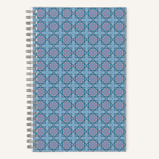 Rosa und violettes Quadratmuster Notizblock