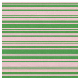 Rosa und waldgrüne Farbmuster Stoff