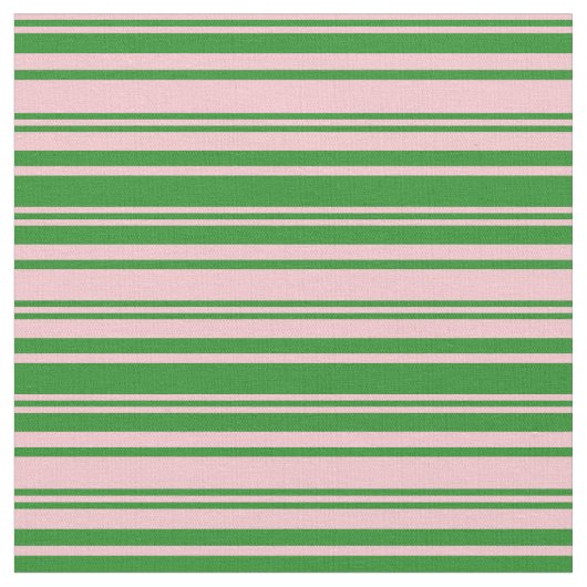 Rosa und waldgrüne Farbmuster Stoff (Nahaufnahme)