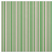 Rosa und waldgrüne Linde Muster Stoff (Muster)