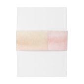 Rosa und weiche Pfirsichfarben Moderne Einladungsbanderole (Rückseitenbeispiel)