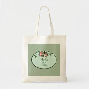 Rosa und weise BlumenGastgeschenk Hochzeits-Tasche Tragetasche