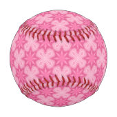 Rosa und Weiß Baseball (Rückseite)