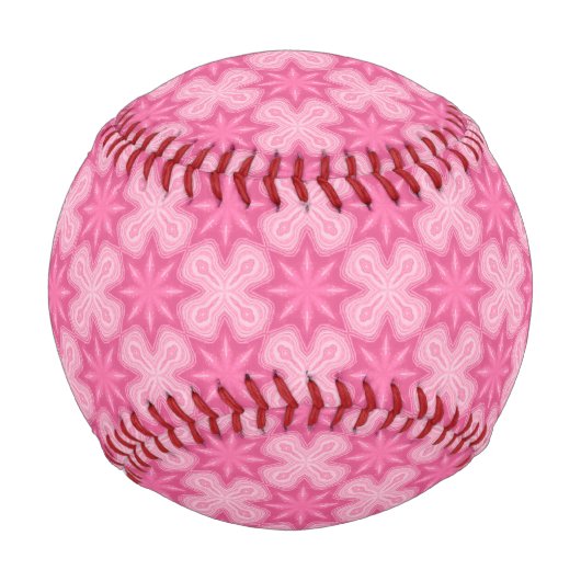 Rosa und Weiß Baseball (Vorderseite)
