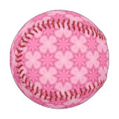 Rosa und Weiß Baseball (Vorderseite Links)