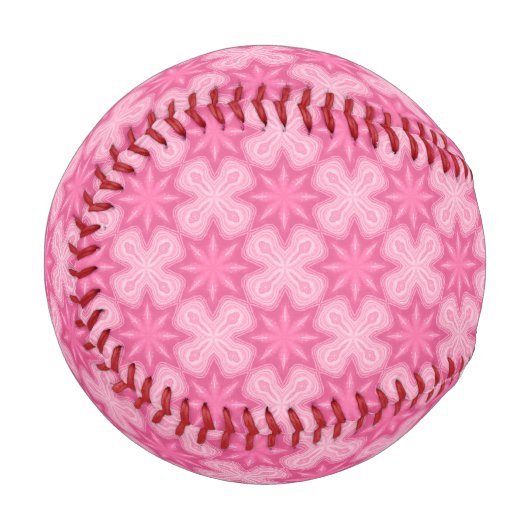 Rosa und Weiß Baseball (Vorderseite Links)