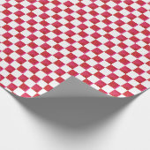 Rosa und Weiß Geschenkpapier (Ecke)