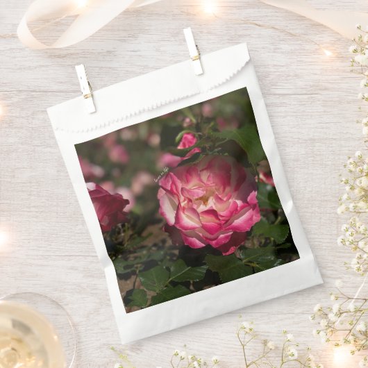 Rosa und Weiß Geschenktütchen (Ausgeschnitten)