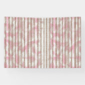 rosa und weiß gestreifter Hintergrund Banner (Horizontal)