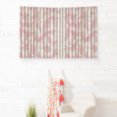 rosa und weiß gestreifter Hintergrund Banner (InSitu)